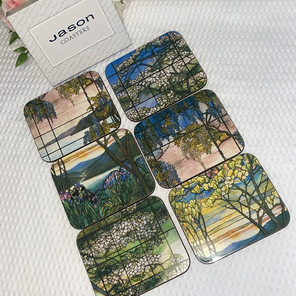 Jason Coasters Set Of 6 Rare Music Auckland NZ Sceneries